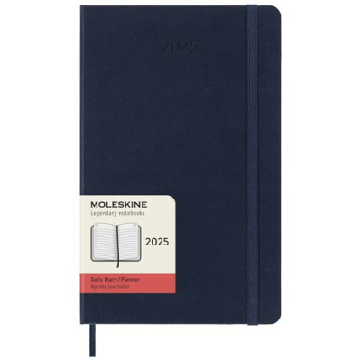 Picture of MOLESKINE HARD COVER 12 MONTH L DAILY PLANNER in Sapphire Blue.