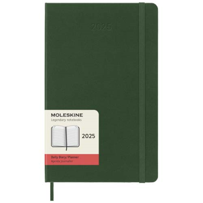 Picture of MOLESKINE HARD COVER 12 MONTH L DAILY PLANNER in Myrtle Green.