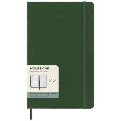 Picture of MOLESKINE HARD COVER 12 MONTH WEEKLY L PLANNER in Myrtle Green