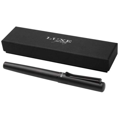 Picture of LUCETTA RECYCLED ALUMINIUM METAL FOUNTAIN PEN in Solid Black.