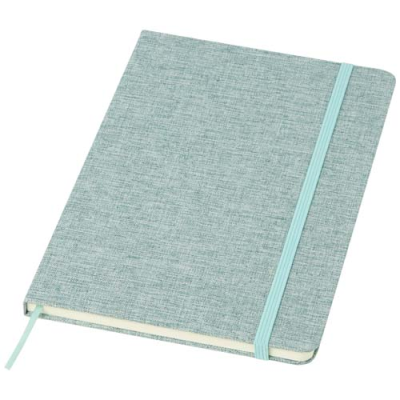 Picture of RAMONA A5 COTTON NOTE BOOK in Heather Green.