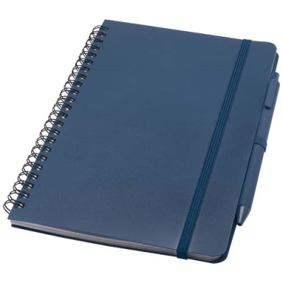 Picture of Thalaasa A5 ocean-bound hard cover notebook with ballpoint pen (black ink)