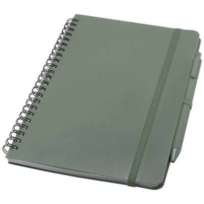 Picture of Thalaasa A5 ocean-bound hard cover notebook with ballpoint pen (black ink)