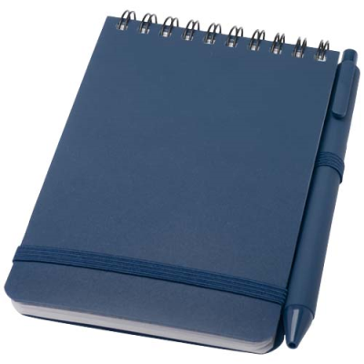 Picture of Thalaasa A6 hard cover ocean-bound notebook with ballpoint pen (black ink)