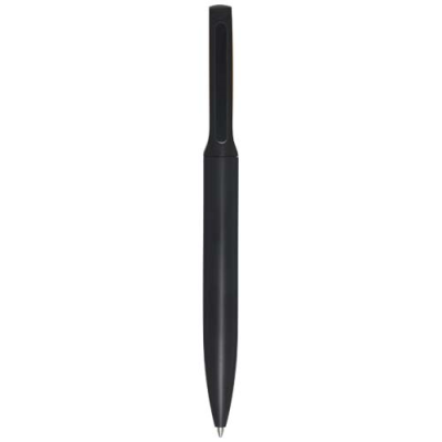 Picture of BLANCA RECYCLED ALUMINIUM METAL BALL PEN (BLACK INK) in Solid Black