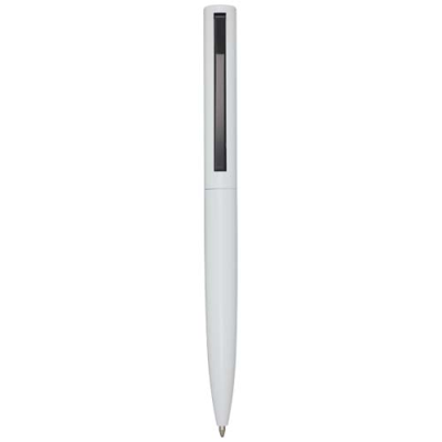 Picture of JUANA RECYCLED ALUMINIUM METAL BALL PEN (BLACK INK) in White