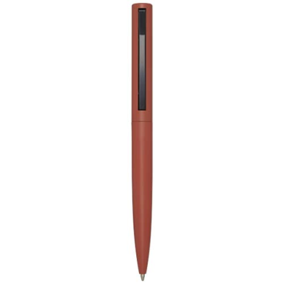 Picture of JUANA RECYCLED ALUMINIUM METAL BALL PEN (BLACK INK) in Brick