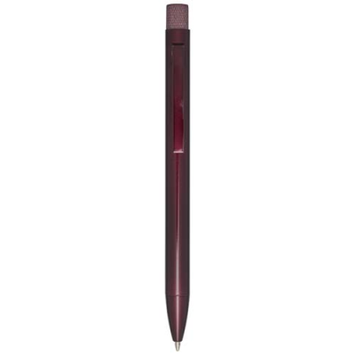 Picture of BEATRIZ RECYCLED BRASS BALL PEN in Burgundy.