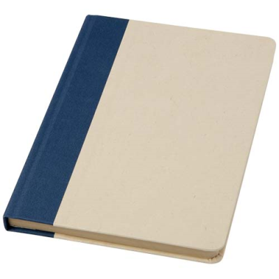 Picture of LILIANA A5 SUGAR CANE PLASTIC HARD COVER NOTE BOOK in Hale Blue.