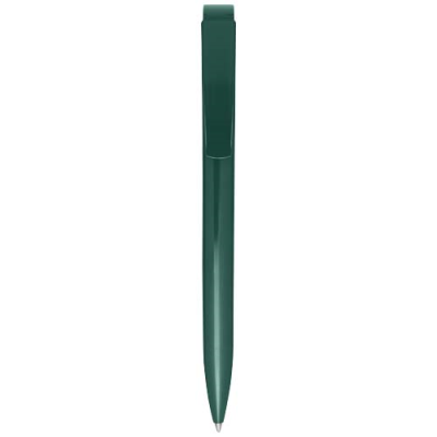 Picture of LUCIA RECYCLED PLASTIC BALL PEN (BLUE INK) in Forest Green