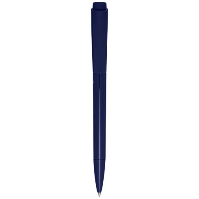 Picture of MARTHA RECYCLED PLASTIC BALL PEN (BLUE INK) in Navy