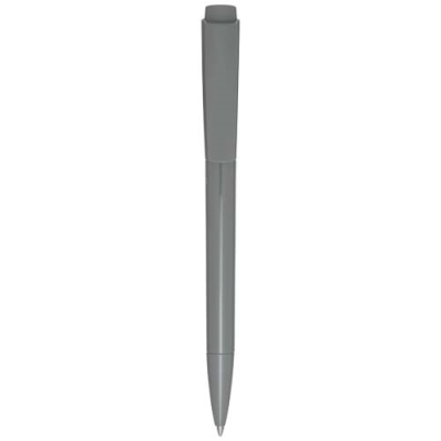 Picture of MARTHA RECYCLED PLASTIC BALL PEN (BLUE INK) in Grey.