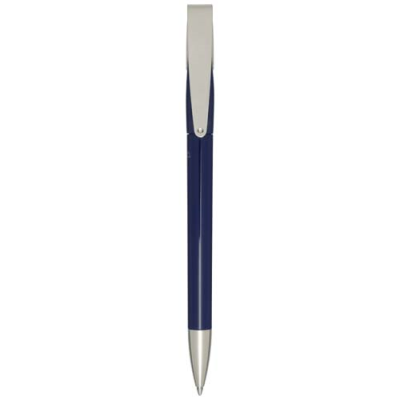 Picture of ANA RECYCLED PLASTIC BALL PEN in Navy