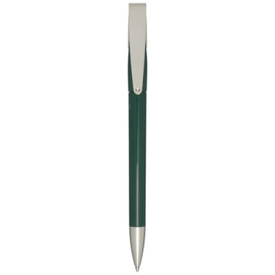 Picture of ANA RECYCLED PLASTIC BALL PEN (BLUE INK) in Forest Green