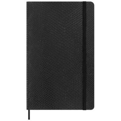 Picture of MOLESKINE 100% VEGEA® BOA L SOFT COVER NOTE BOOK - RULED in Solid Black.