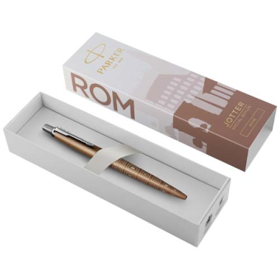 Picture of PARKER JOTTER SE GLOBAL ICONS COLOUR TRIM BALL PEN in Bronze.