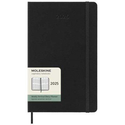 Picture of MOLESKINE HARD COVER 12 MONTH L WEEKLY PLANNER VERTICAL in Solid Black