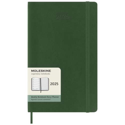 Picture of MOLESKINE SOFT COVER 12 MONTH WEEKLY L PLANNER in Myrtle Green