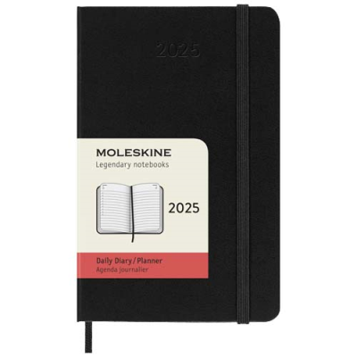 Picture of MOLESKINE HARD COVER 12 MONTH PK DAILY PLANNER in Solid Black