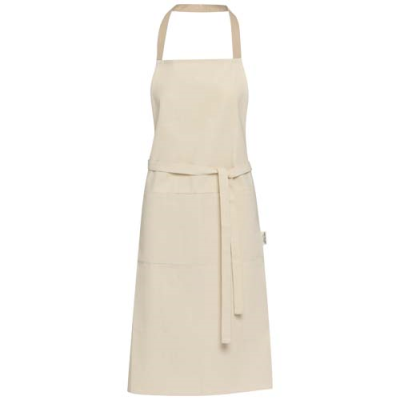 Picture of NIA 200 G&M² RECYCLED COTTON APRON in Oatmeal.