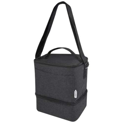 Picture of TUNDRA 9-CAN GRS RPET LUNCH COOL BAG 9L in Heather Charcoal.