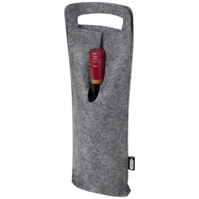 Picture of FELTA 75 CL GRS RECYCLED FELT WINE BAG in Medium Grey