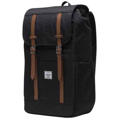 Picture of HERSCHEL RETREAT™ RECYCLED LAPTOP BACKPACK RUCKSACK 23L in Solid Black