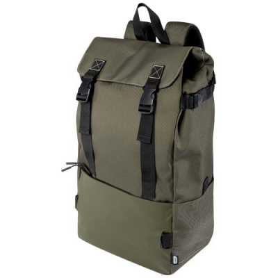 Picture of ROAM GRS RECYCLED MODULAR BACKPACK RUCKSACK in Green.