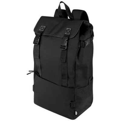 Picture of ROAM GRS RECYCLED MODULAR BACKPACK RUCKSACK in Solid Black.