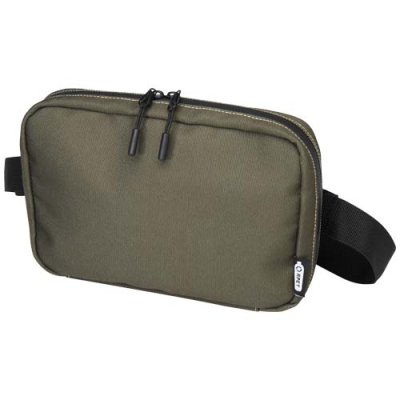 Picture of ROAM GRS RECYCLED MODULAR TOILETRY BAG in Green.