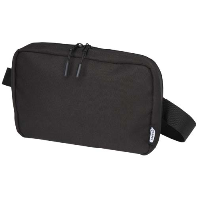 Picture of ROAM GRS RECYCLED MODULAR TOILETRY BAG in Solid Black.