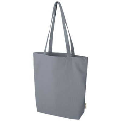 Picture of FLORIDA 270 G & M² GRS RECYCLED TOTE BAG 10L in Grey.