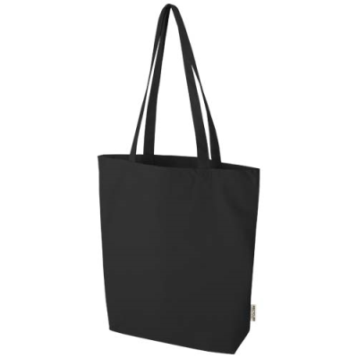 Picture of FLORIDA 270 G & M² GRS RECYCLED TOTE BAG 10L in Solid Black