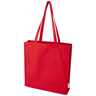 Picture of FLORIDA 270 G & M² GRS RECYCLED GUSSET TOTE BAG 14L in Red