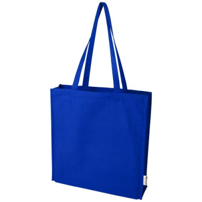 Picture of FLORIDA 270 G & M² GRS RECYCLED GUSSET TOTE BAG 14L in Royal Blue.