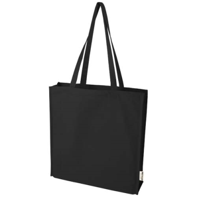 Picture of FLORIDA 270 G & M² GRS RECYCLED GUSSET TOTE BAG 14L in Solid Black