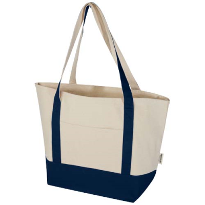 Picture of Sam 320 g/mÂ² GRS recycled cotton tote bag.