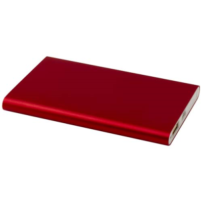 Picture of PEP 4000 MAH TYPE-C RECYCLED ALUMINIUM METAL POWER BANK in Red.