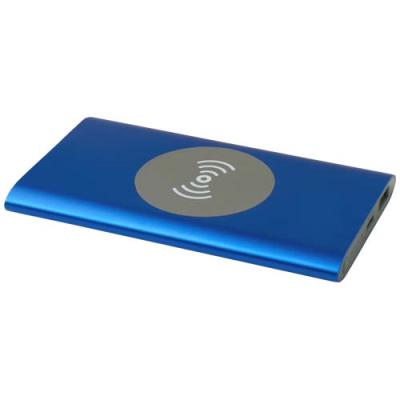 Picture of JUICE 4000 MAH TYPE-C RECYCLED ALUMINIUM METAL CORDLESS POWER BANK in Royal Blue.