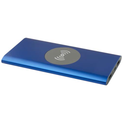 Picture of JUICE 8000 MAH TYPE-C RECYCLED ALUMINIUM METAL CORDLESS POWER BANK in Royal Blue