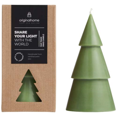 Picture of ORIGINALHOME XMAS TREE CANDLE - L in Heather Green