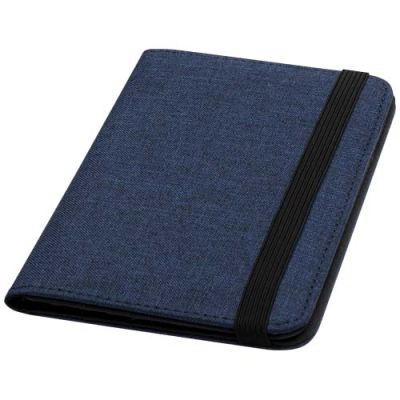 Picture of ROSS GRS RPET RFID PASSPORT HOLDER in Heather Navy