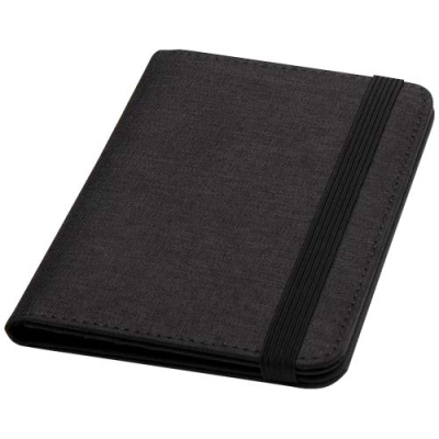 Picture of ROSS GRS RPET RFID PASSPORT HOLDER in Heather Charcoal