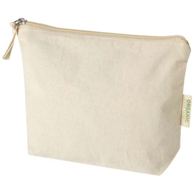 Picture of ORISSA 180 G&M² ORGANIC TOILETRY BAG 1L in Natural.