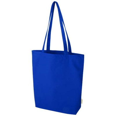 Picture of ORISSA 270 G & M² ORGANIC TOTE BAG 10L in Royal Blue.