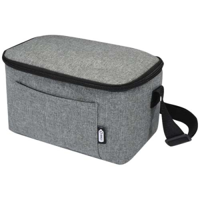 Picture of TUNDRA 6-CAN GRS RPET COOL BAG 5L in Heather Grey