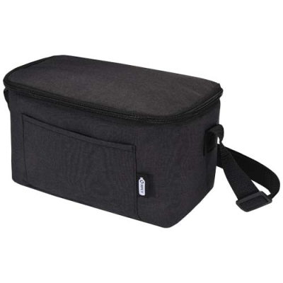 Picture of TUNDRA 6-CAN GRS RPET COOL BAG 5L in Heather Charcoal.