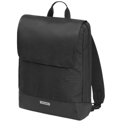 Picture of MOLESKINE METRO SLIM BACKPACK RUCKSACK in Solid Black