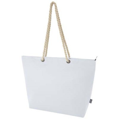 Picture of Panama GRS recycled beach cooler tote bag with cord handles 23L.