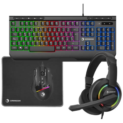 Picture of PRIXTON DRAGON GAMING KIT in Solid Black